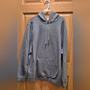 Skims Men's XL Lounge Fleece Dark Heather Gray Hoodie NWT